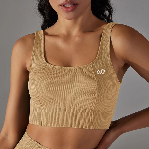 Yellow Dynamic Shape 2.0 Sports Bra