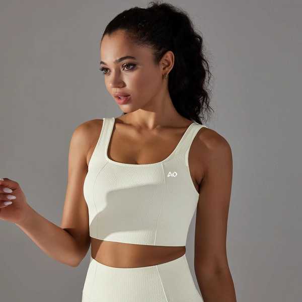 White Dynamic Shape 2.0 Sports Bra