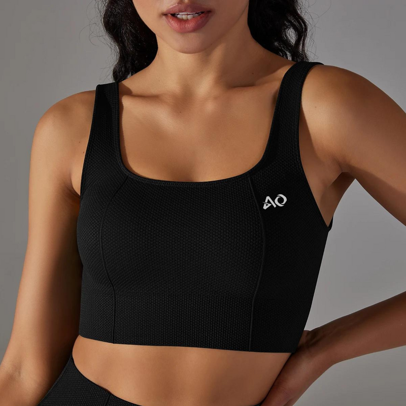 Black Dynamic Shape 2.0 Sports Bra