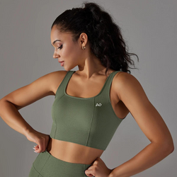 Army Green Dynamic Shape 2.0 Sports Bra