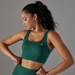 Dark Green Dynamic Shape 2.0 Sports Bra