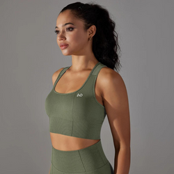 Army Green Dynamic 2.0 Sports Bra