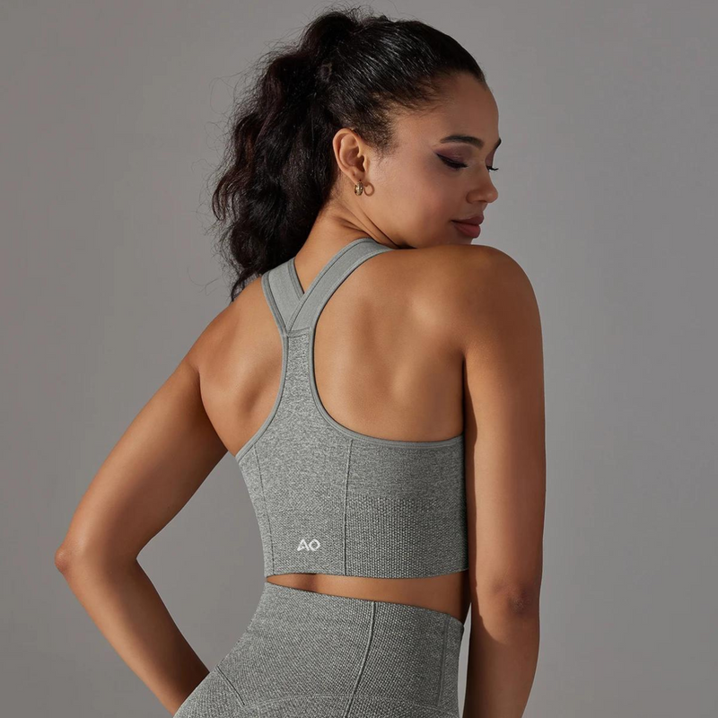 Grey Dynamic 2.0 Sports Bra