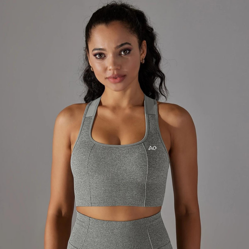 Grey Dynamic 2.0 Sports Bra