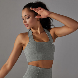 Grey Dynamic 2.0 Sports Bra