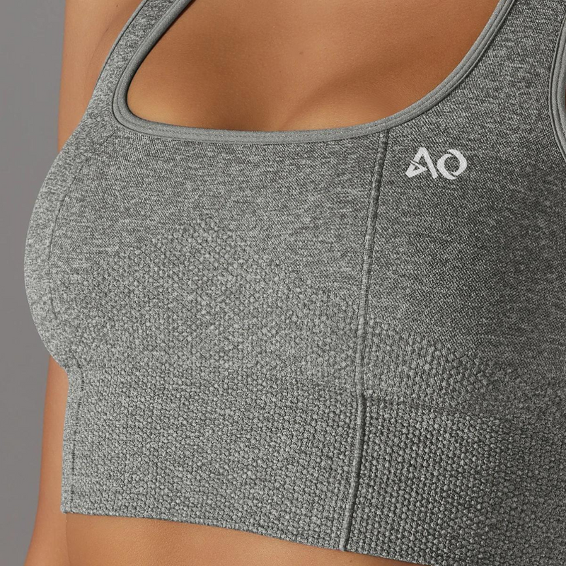 Grey Dynamic 2.0 Sports Bra