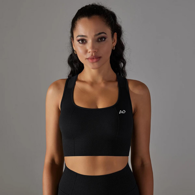 Black Dynamic 2.0 Sports Bra