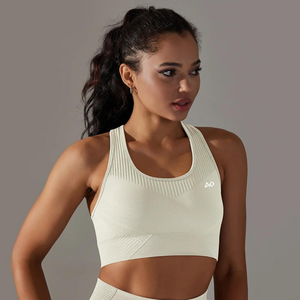 White Dynamic Sports Bra