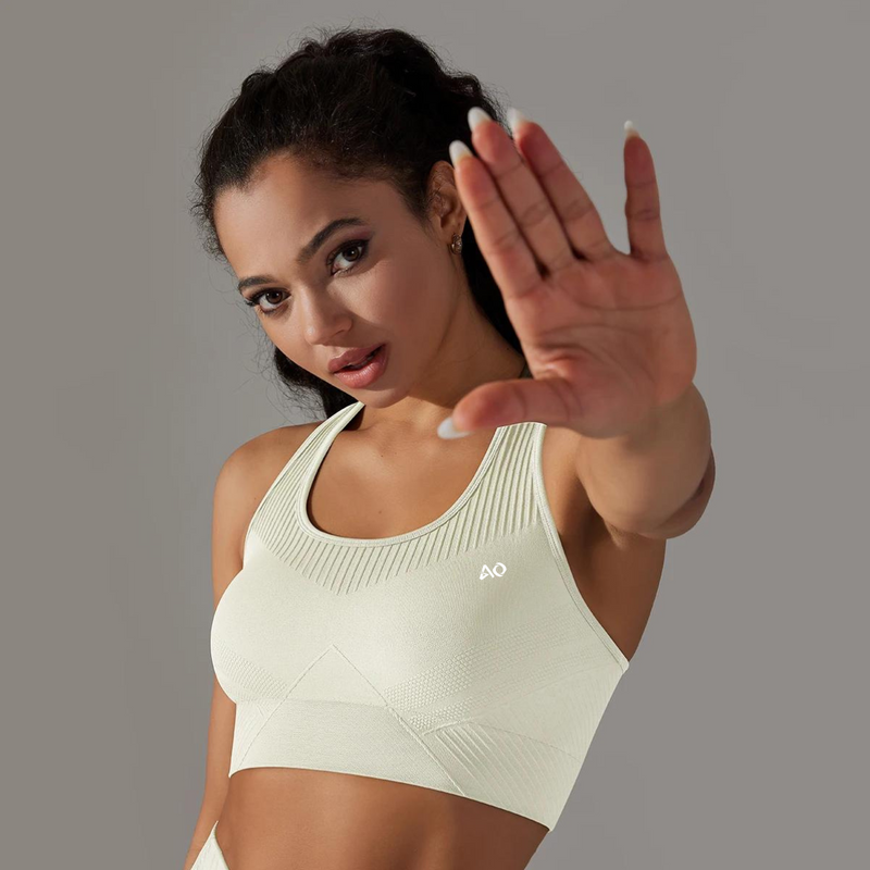 White Dynamic Sports Bra