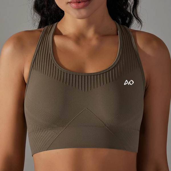 Brown Dynamic Sports Bra