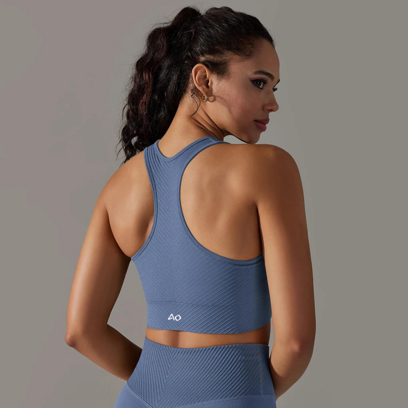 Blue Dynamic Sports Bra