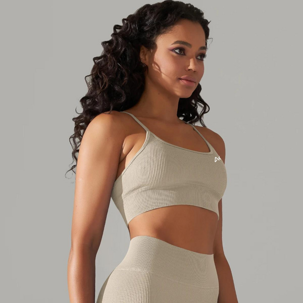 Khaki Motion Sports Bra