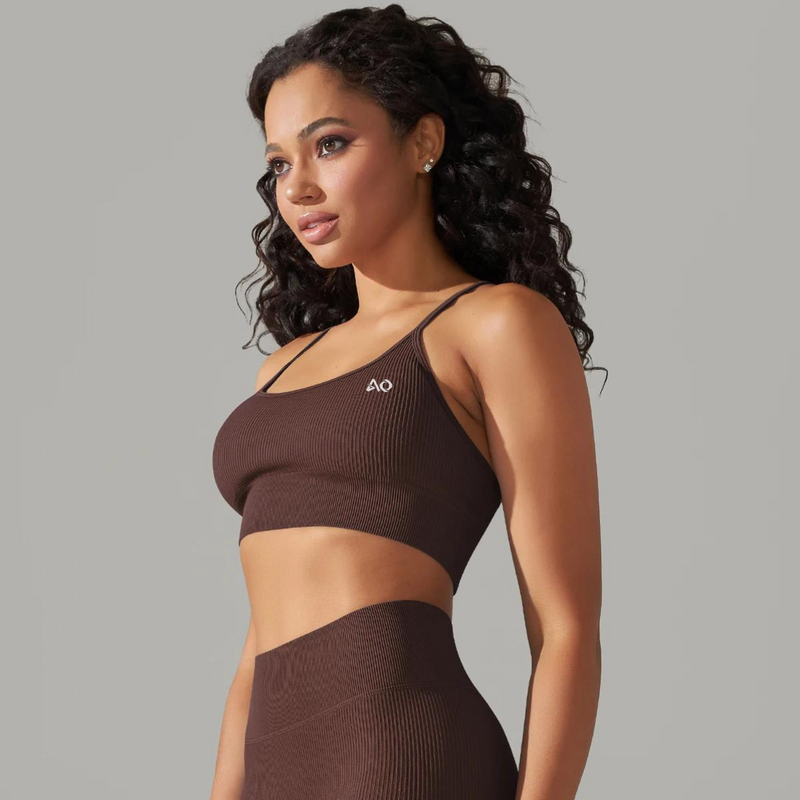 Coffee Motion Sports Bra