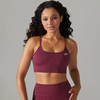 Wine Motion Sports Bra