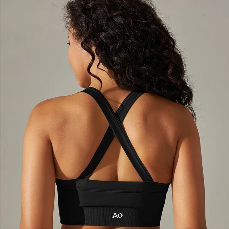 Black Energy Sports Bra