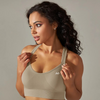 Beige Energy Sports Bra