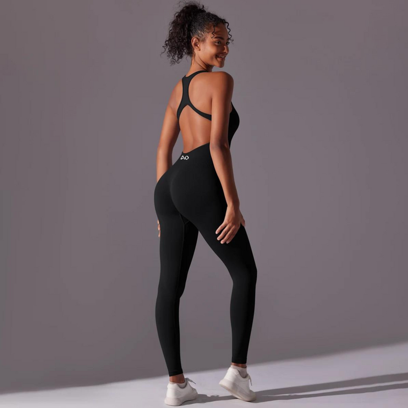 Black Thrivefit Bodysuit 1.0