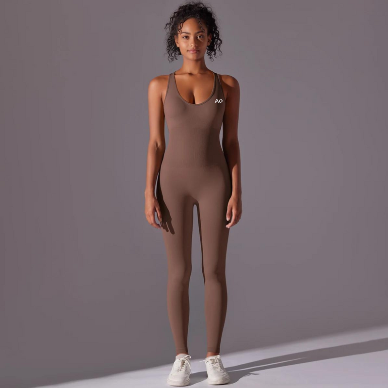 Brown Thrivefit Bodysuit 1.0