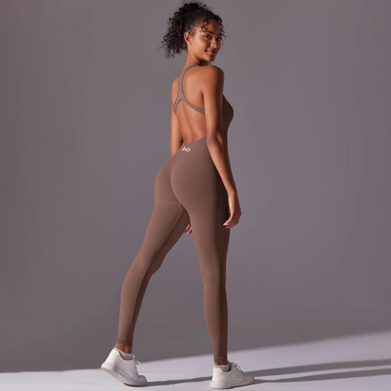 Brown Thrivefit Bodysuit 1.0