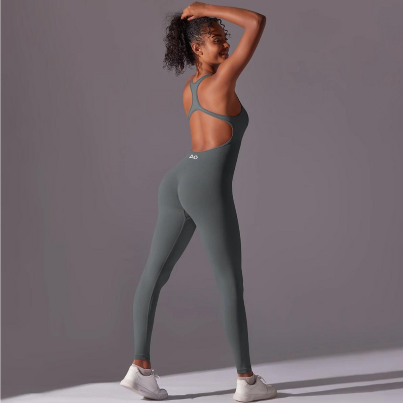 Grey Thrivefit Bodysuit 1.0