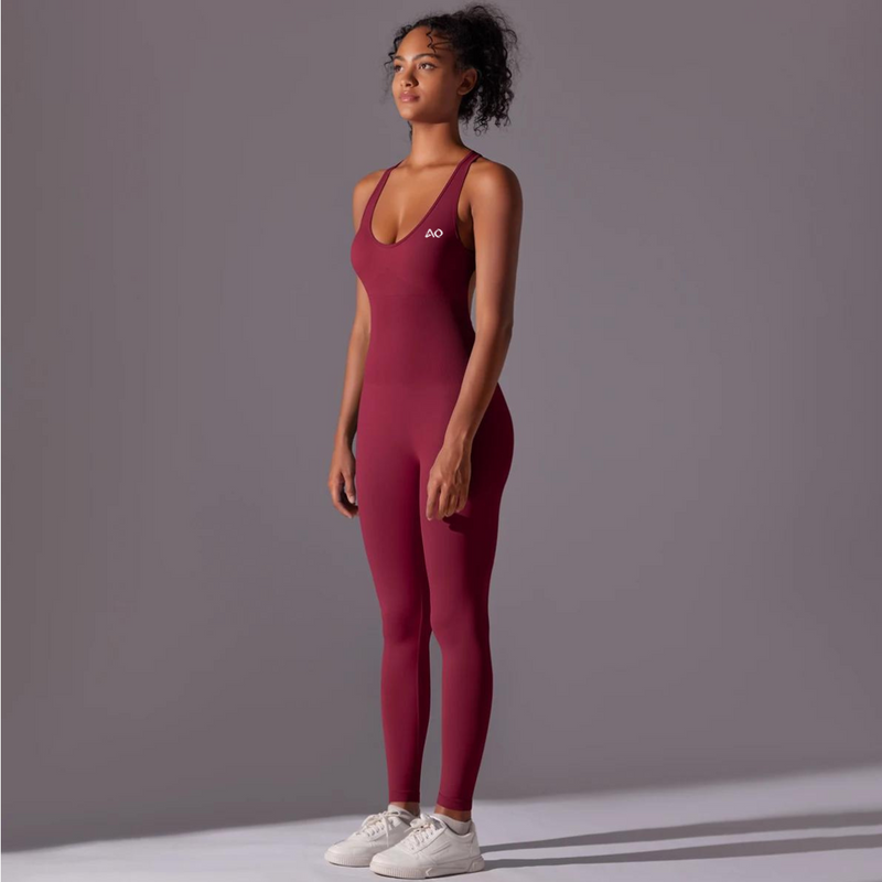 Burgundy Thrivefit Bodysuit 1.0