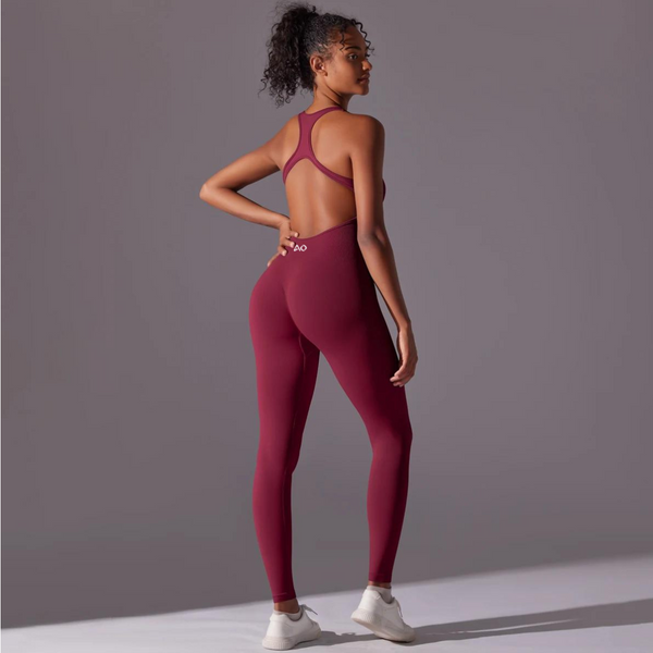 Burgundy Thrivefit Bodysuit 1.0