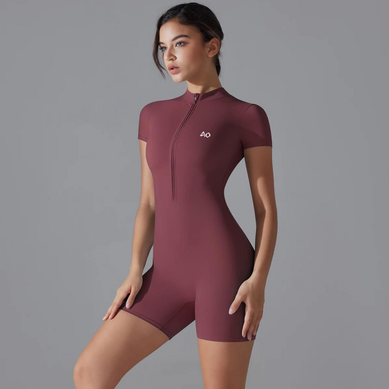 Burgundy Equilibrium Bodysuit