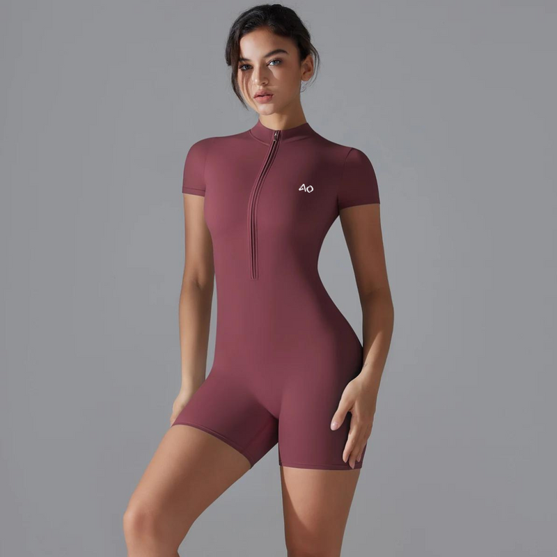 Burgundy Equilibrium Bodysuit