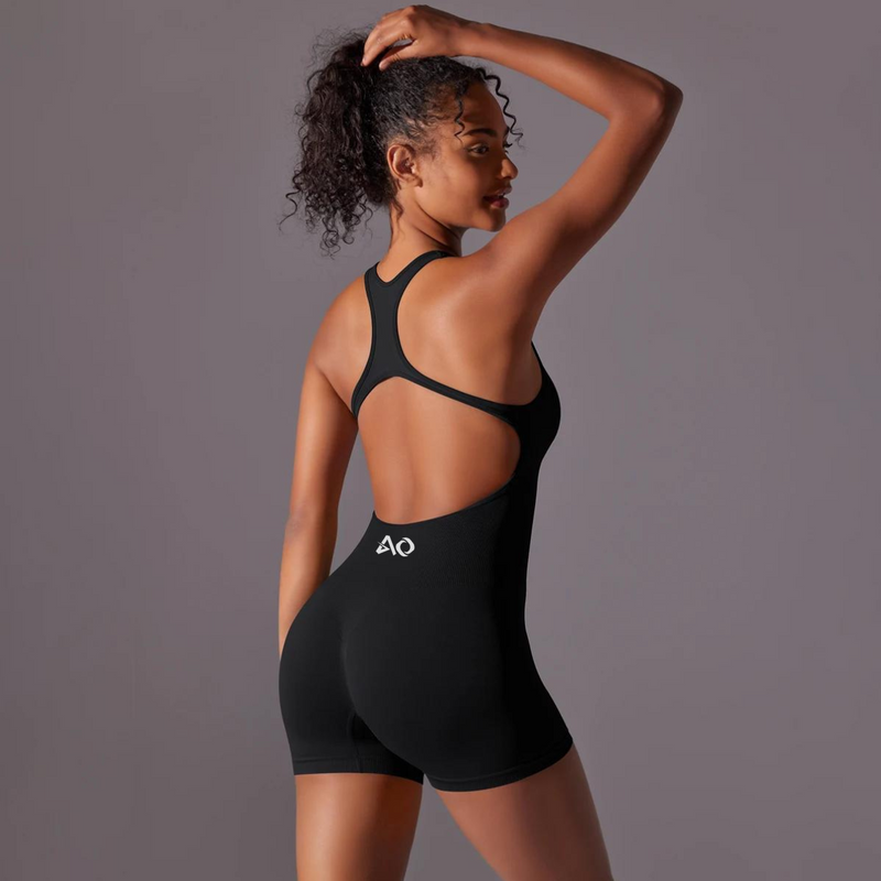 Black ThriveFit Bodysuit