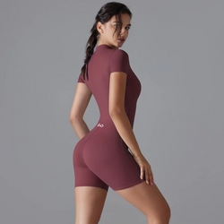 Burgundy Equilibrium Bodysuit