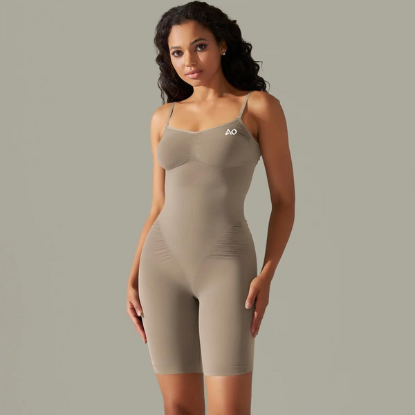 Beige DynamicLift Bodysuit