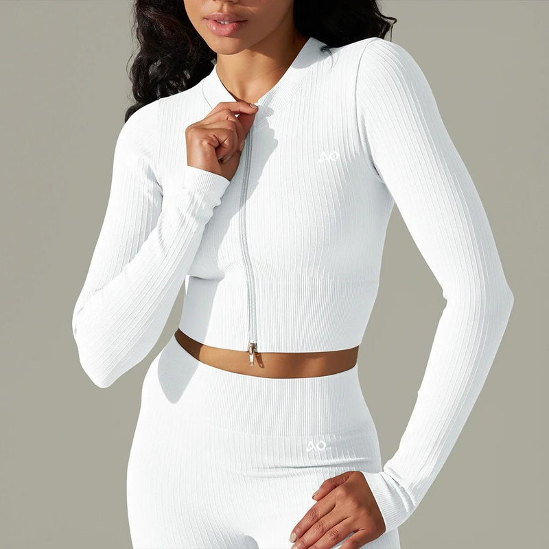 White Ultra Long Sleeve Top