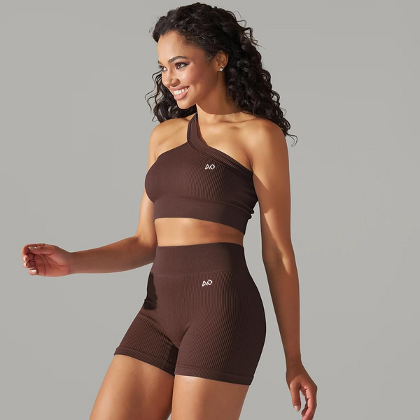 Cocoa Brown Seamless Active Set