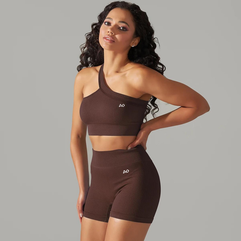 Cocoa Brown Seamless Active Set