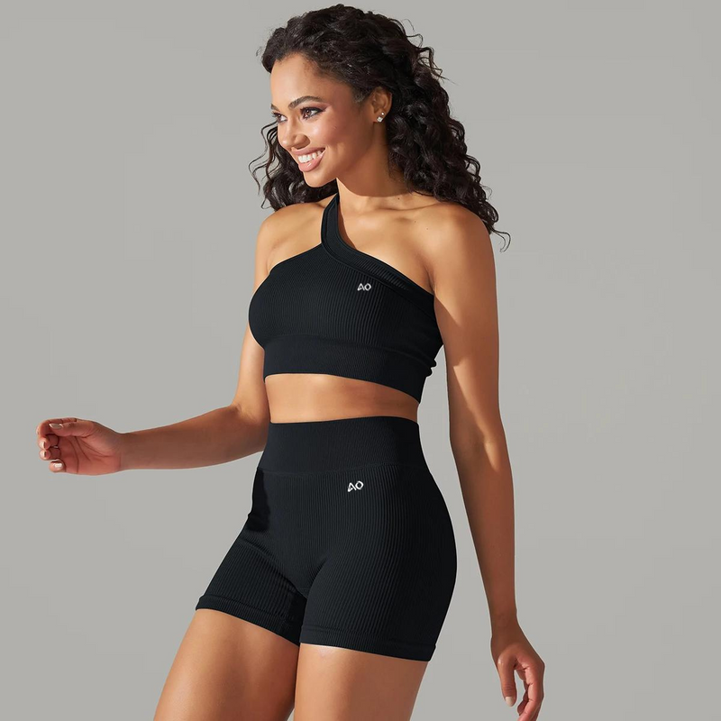 Black Seamless Active Set