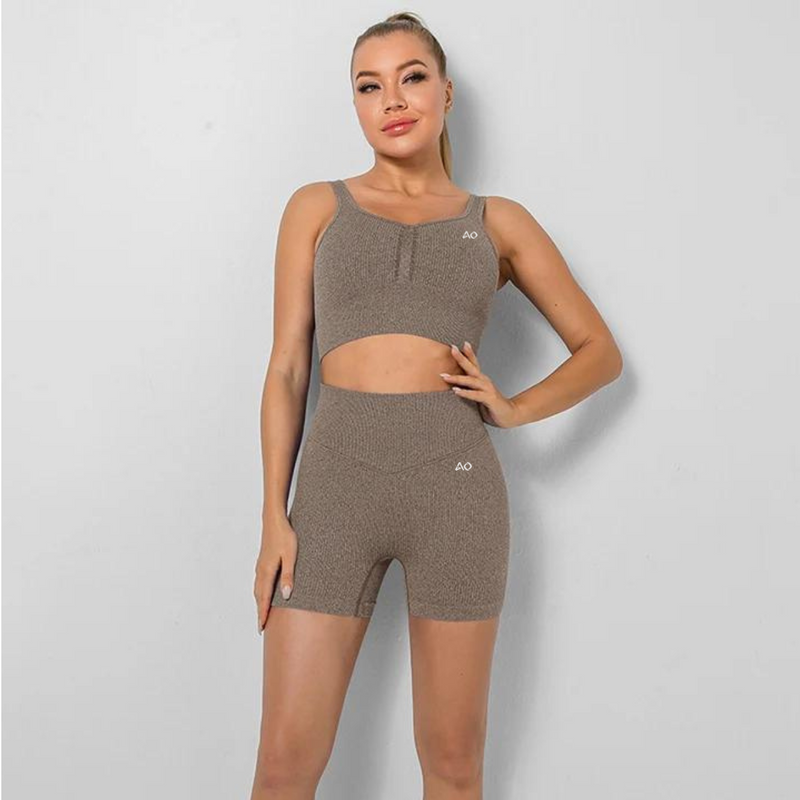 Boho Ribbed Sports Set