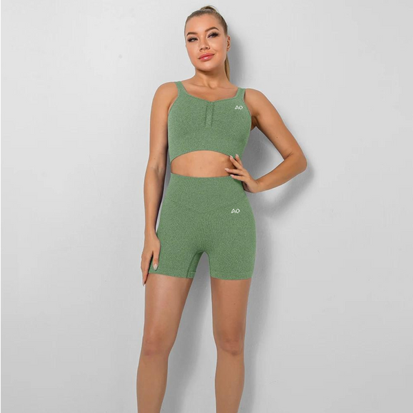 Forest Ribbed Sports Set