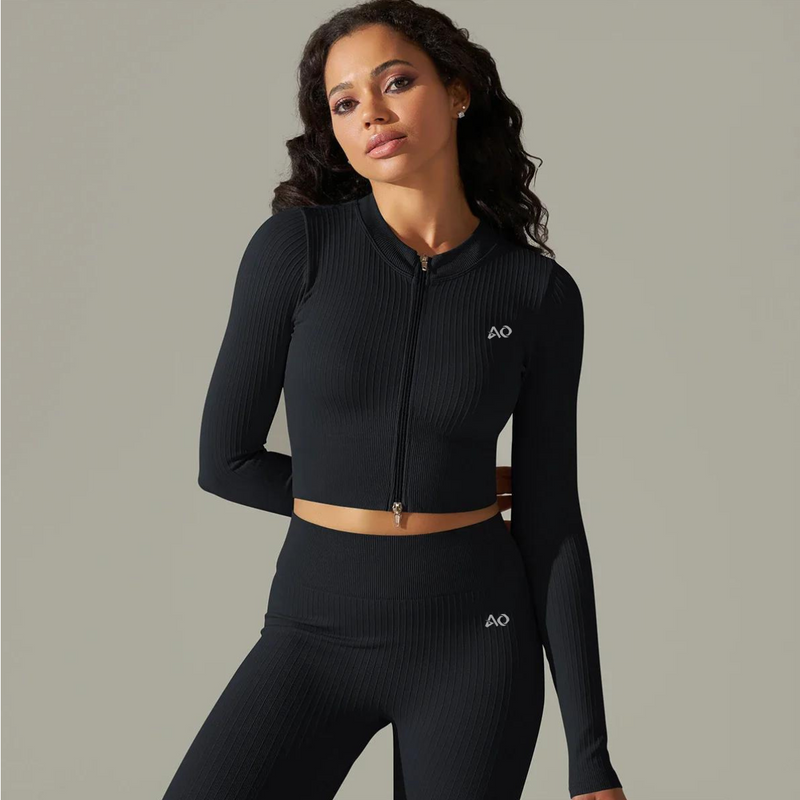 Black Ultra Long Sleeve Top