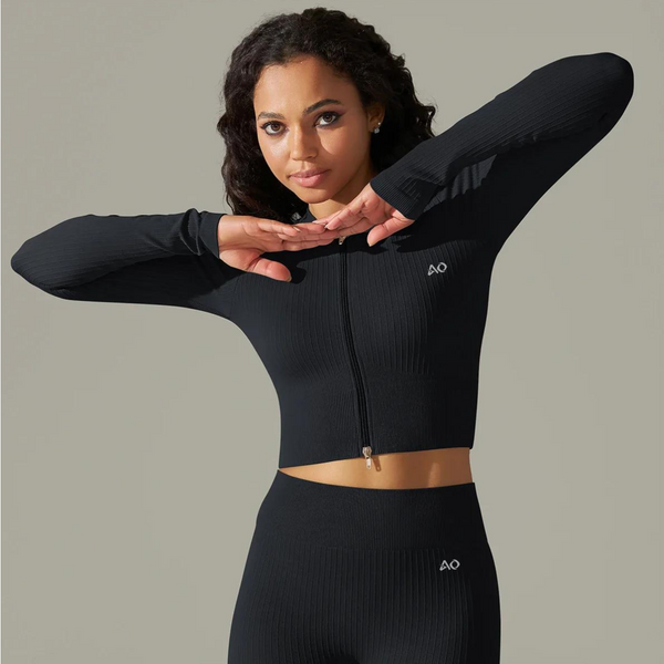 Black Ultra Long Sleeve Top