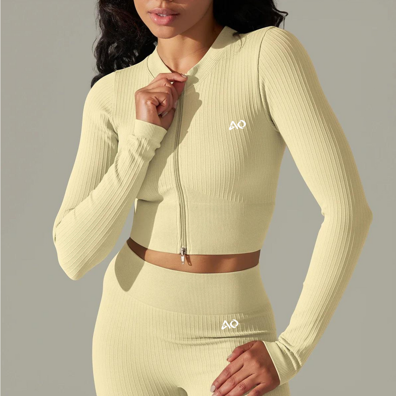 Khaki Ultra Long Sleeve Top