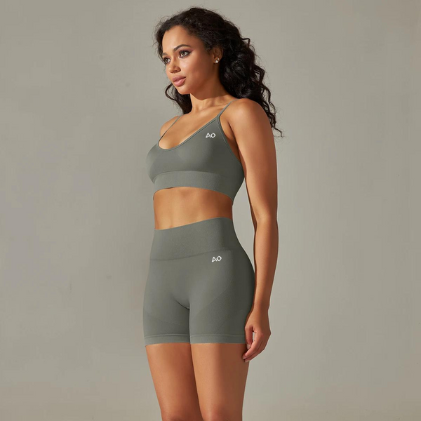 Deep Grey Seamless Sports Set