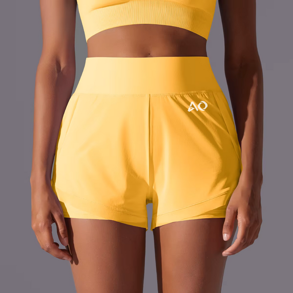 Yellow Flex Shorts