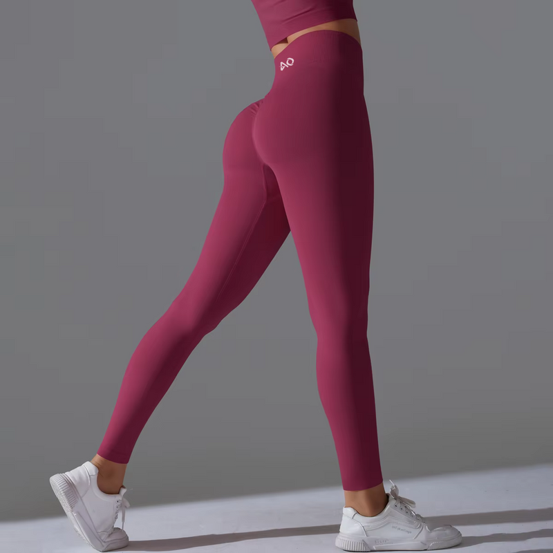 Burgundy ActiveLift Leggings