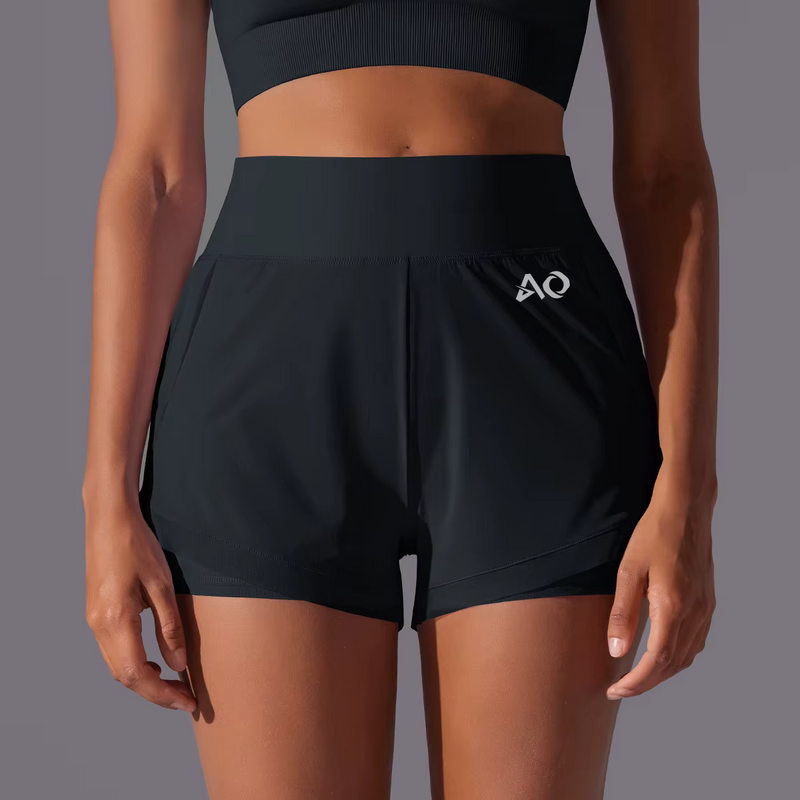 Black Flex Shorts