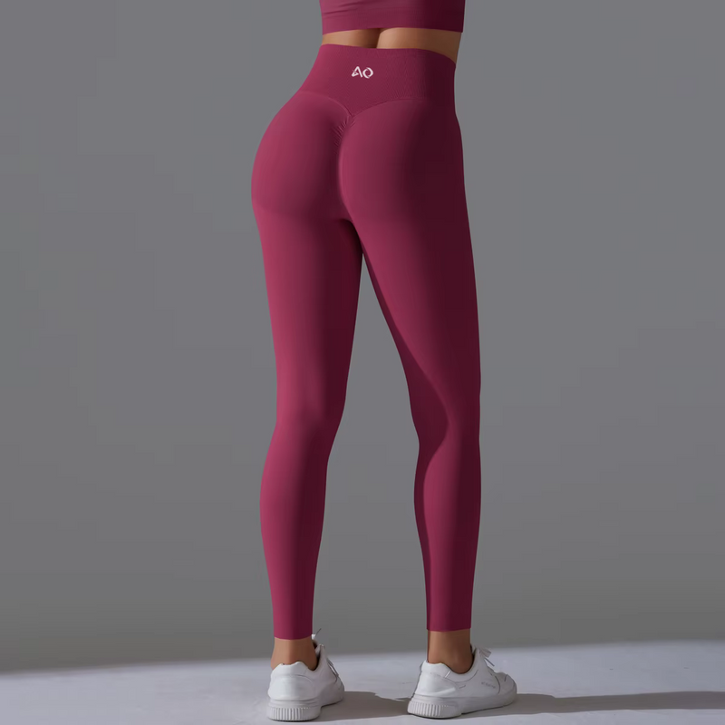 Burgundy ActiveLift Leggings