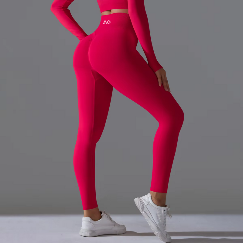 Red ActiveLift Leggings