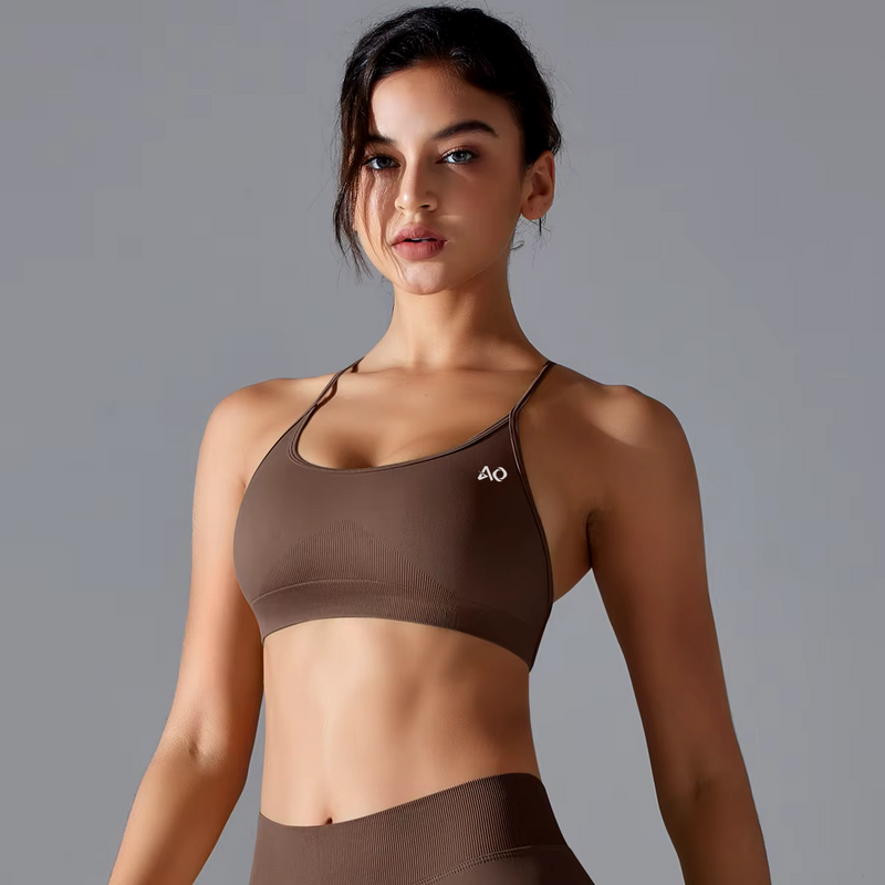 Brown ActiveStride Bra