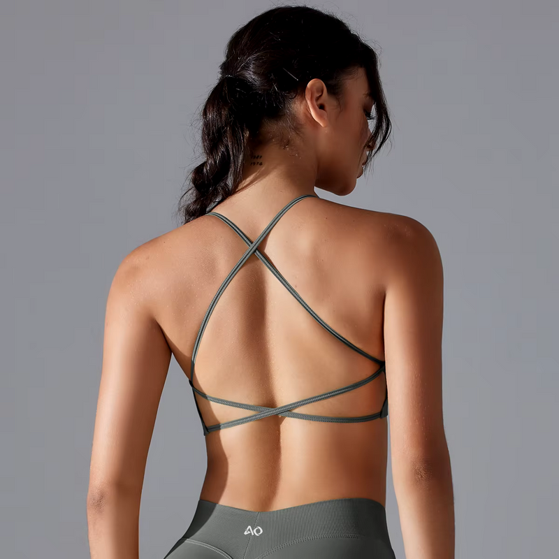 Grey ActiveStride Bra