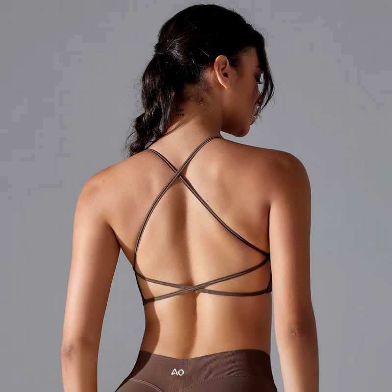 Brown ActiveStride Bra