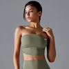 Greenish Power Strapless Bra